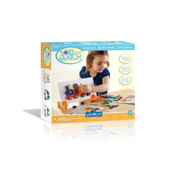 Развивающая игрушка Guidecraft Manipulatives Поезд с животными (G5092) изображение 6