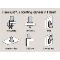 Кронштейн Vogels PFD 8543 Monitor mount silver (7185434) зображення 4
