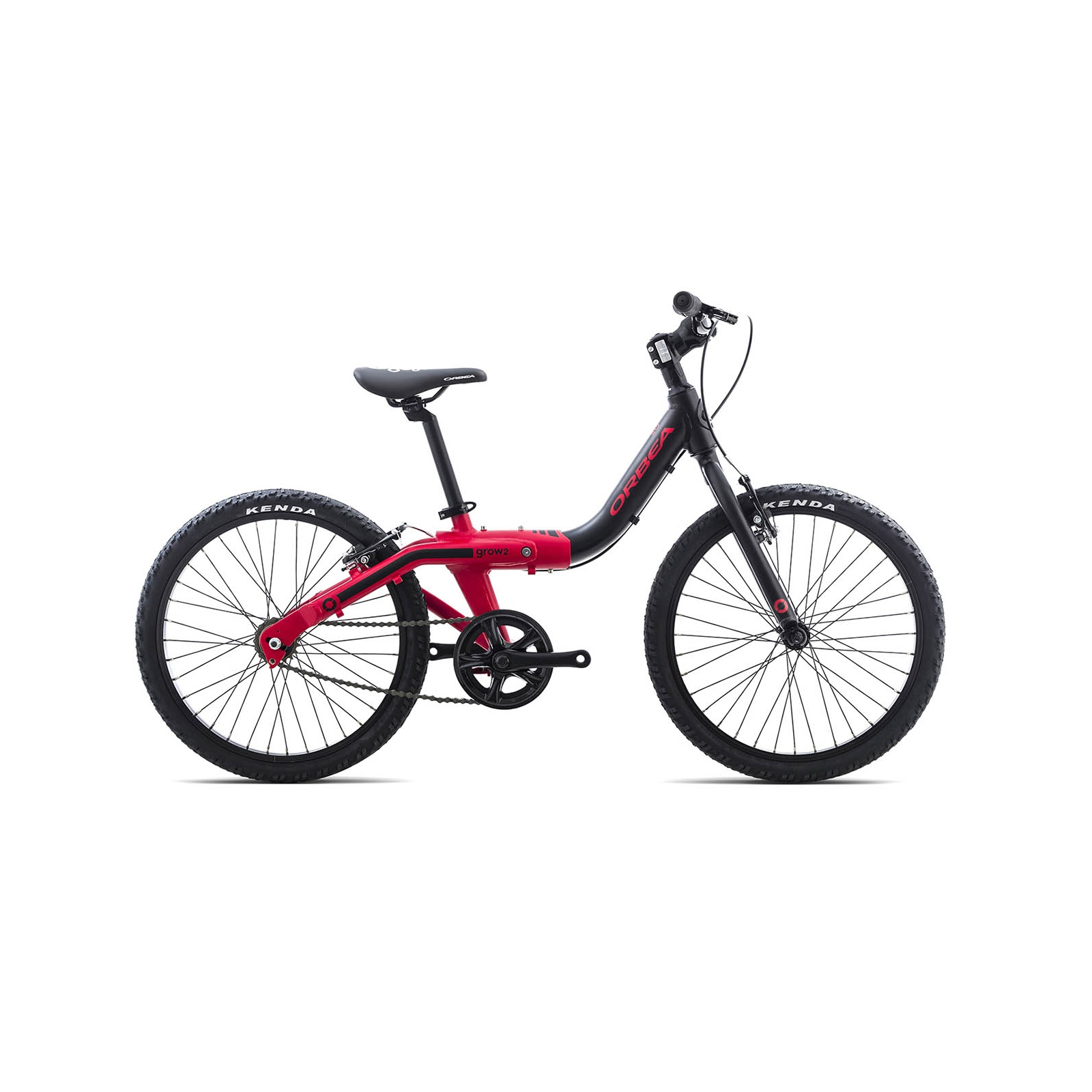 Дитячий велосипед Orbea Grow 2 1V 20" 2019 Black - Red (J00420K4)