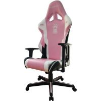 Крісло ігрове DXRacer Racing OH/RZ95/PWN Pink/White/Black (63338)