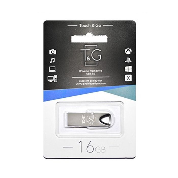 USB флеш накопичувач T&G 16GB 117 Metal Series Gold USB 2.0 (TG117GD-16G) зображення 2