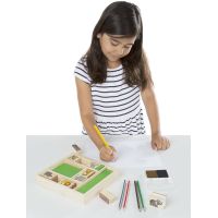 Набор для творчества Melissa&Doug Набор штампов Животные сафари (MD8786) изображение 4