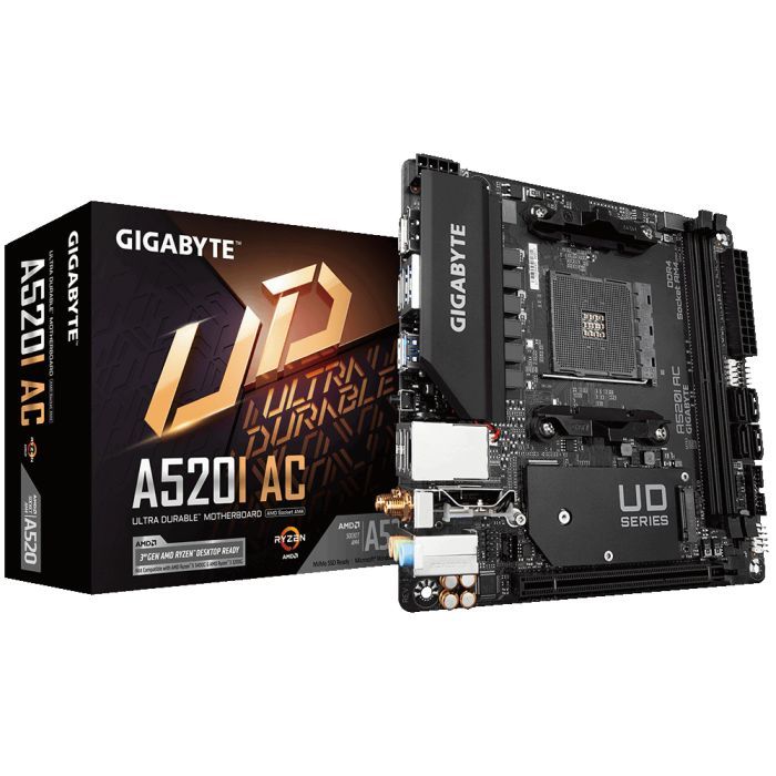 Материнська плата GIGABYTE A520I AC зображення 2