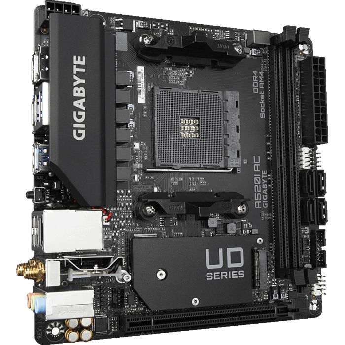 Материнська плата GIGABYTE A520I AC зображення 3
