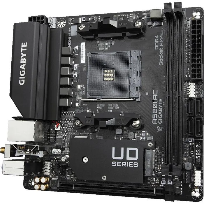 Материнская плата GIGABYTE A520I AC изображение 4