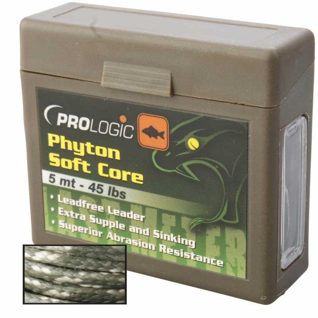 Повідковий матеріал Prologic Phyton SC 5m 45lb Camo Sinking Soft Core без метал (1846.01.56)
