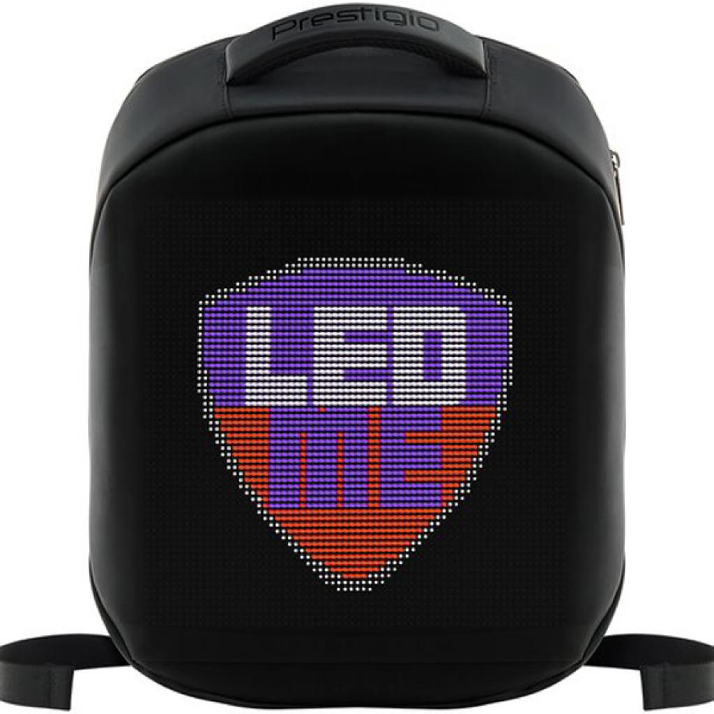 Рюкзак туристический Prestigio LEDme 22L Black LED display 64*64 pixels (PBLED122BK)