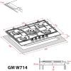 Варочна поверхня Weilor GM W 714 BL зображення 12