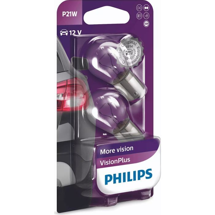 Автолампа Philips 21W (12498 VP B2) изображение 3