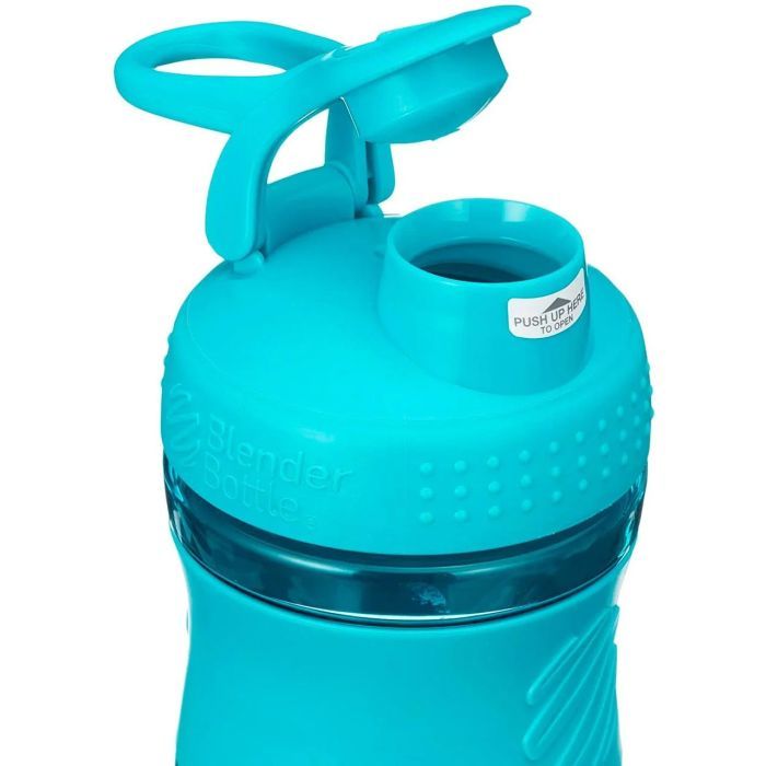 Шейкер спортивный BlenderBottle SportMixer 820ml Teal ORIGINAL (SM 28oz Teal) изображение 4