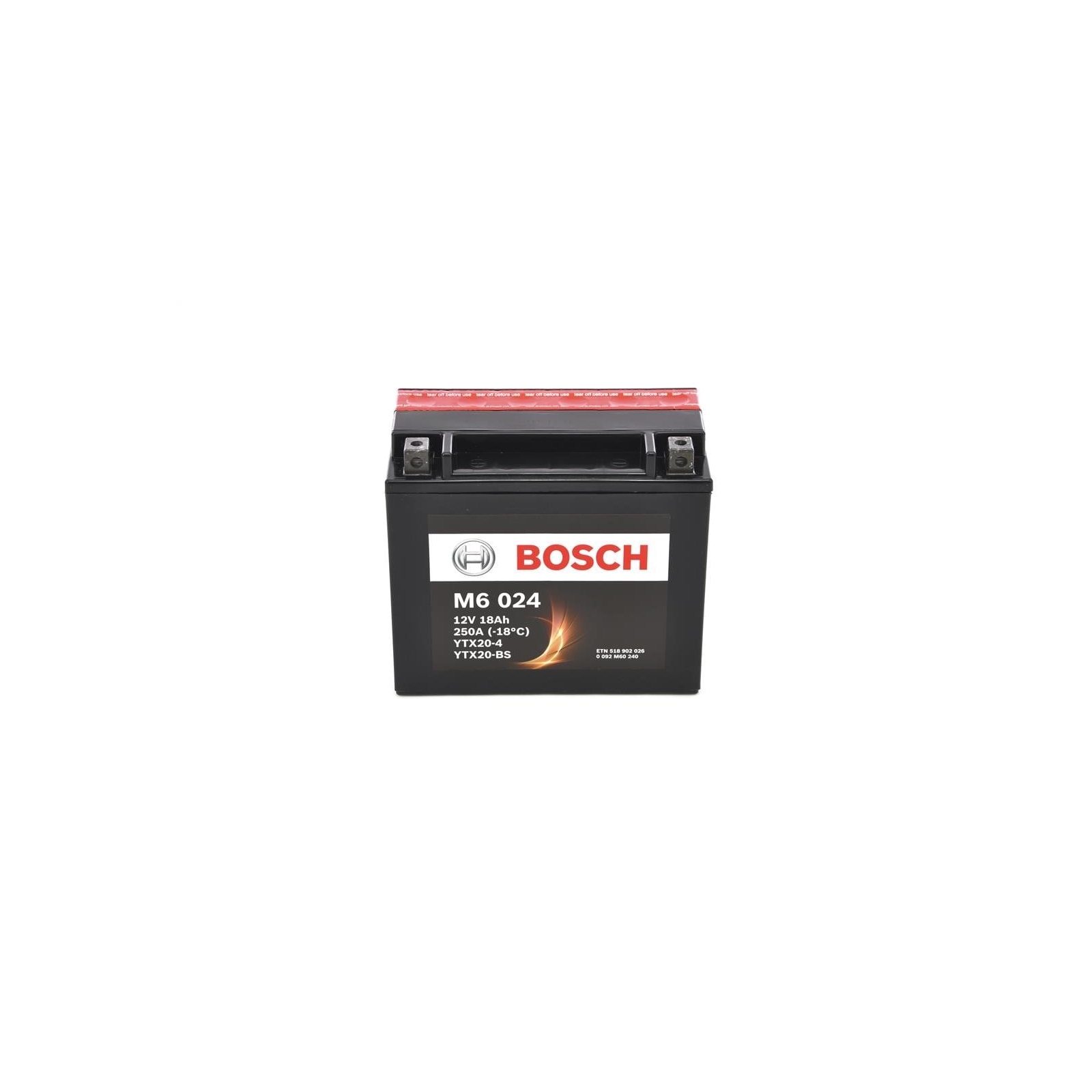 Аккумулятор автомобильный Bosch 18A (0 092 M60 240)