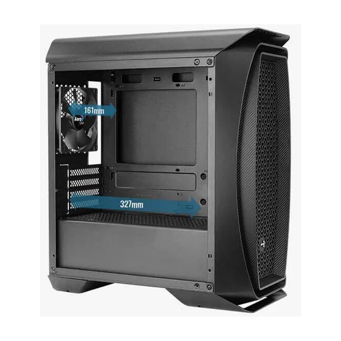 Корпус AeroCool Aero One Mini Eclipse-G-BK-v1 Black зображення 10