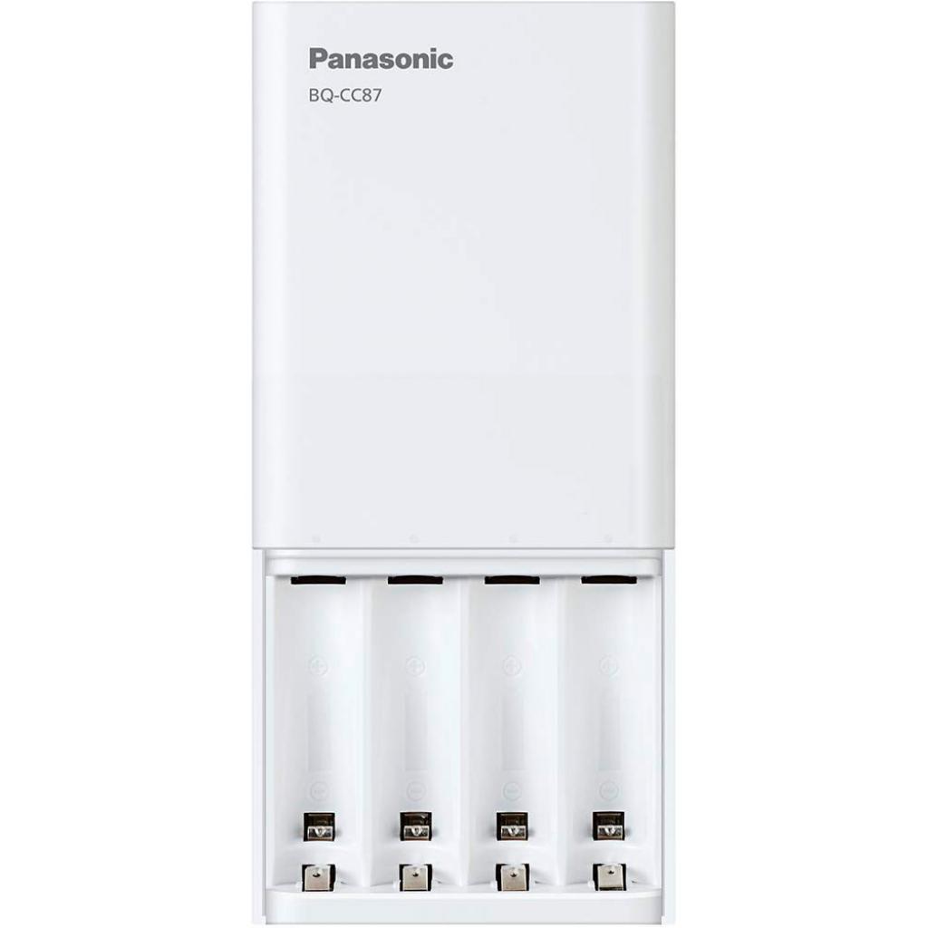 Зарядний пристрій для акумуляторів Panasonic USB in/out з функцією Power Bank (BQ-CC87USB) зображення 4