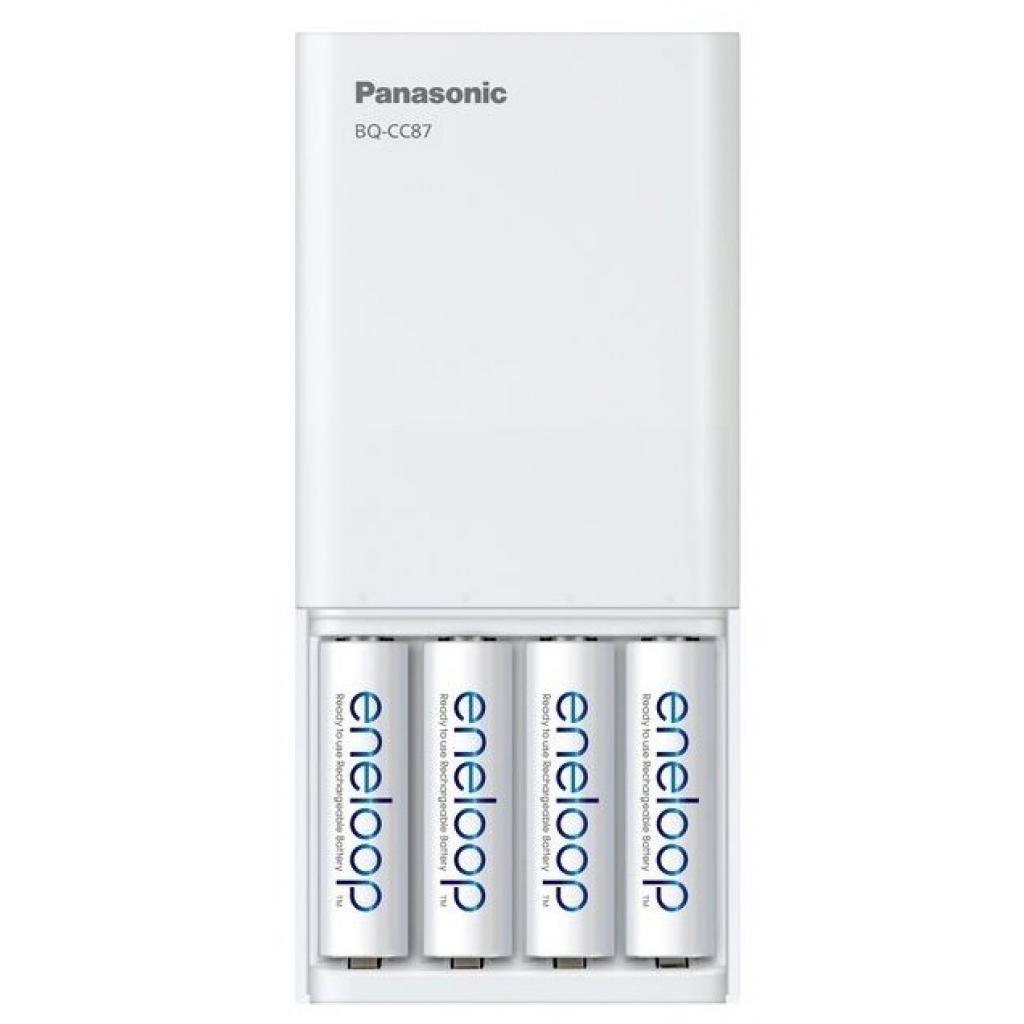 Зарядний пристрій для акумуляторів Panasonic USB in/out з функцією Power Bank (BQ-CC87USB) зображення 5