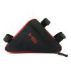 Велосумка нарамная Bravvos BC-BG064 20x18x4 cm Black/Red (BIB-045)