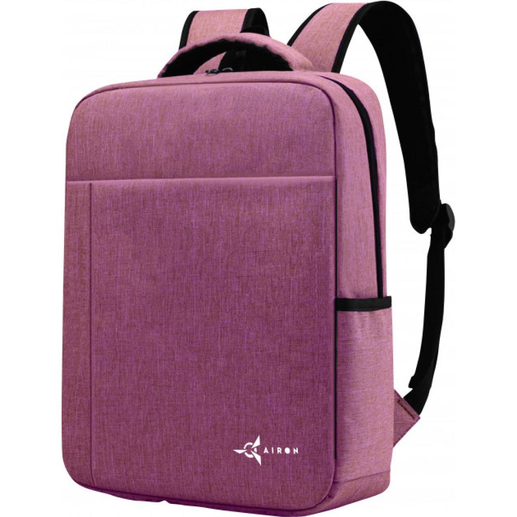 Рюкзак для ноутбука AirOn 15.6" Weekend 15L Pink (4822356710654) изображение 2