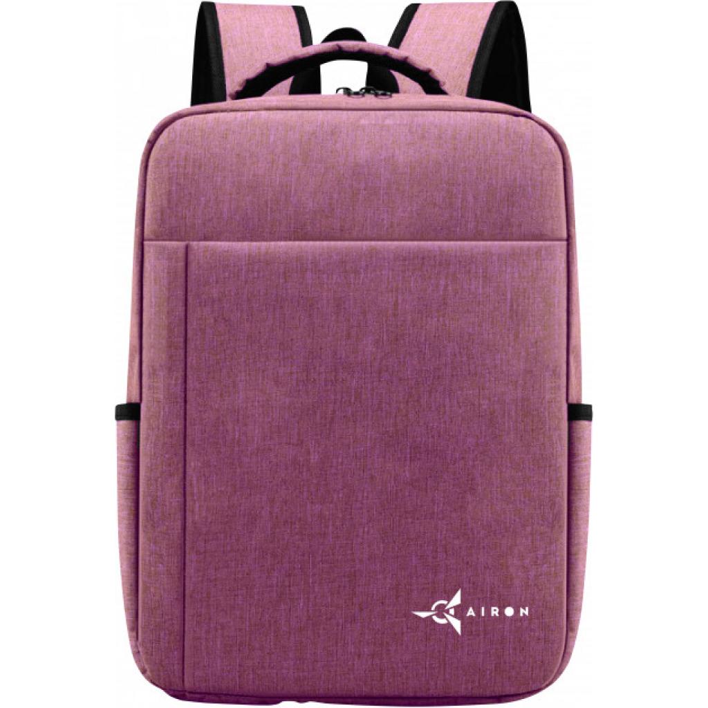 Рюкзак для ноутбука AirOn 15.6" Weekend 15L Pink (4822356710654)