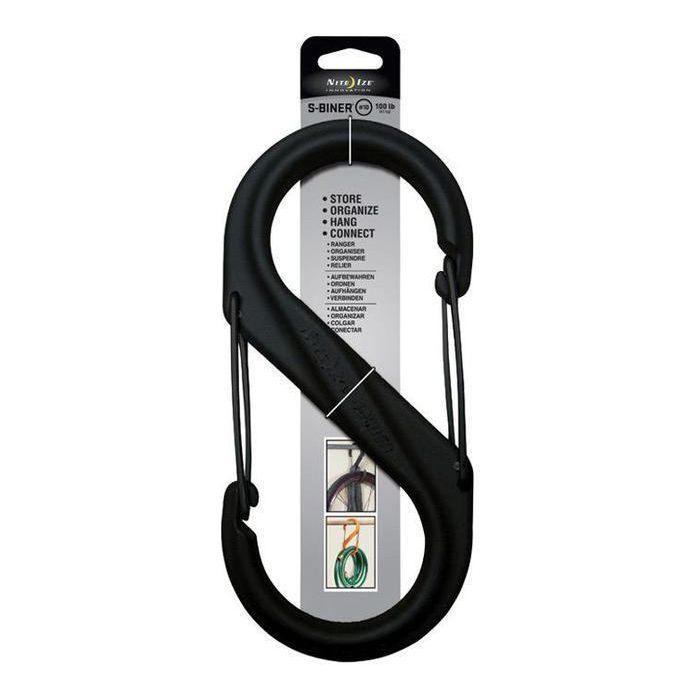 Карабин туристический Nite ize Plastic Carb S Biner Size 10 NI796 Black (4823082709403) изображение 2