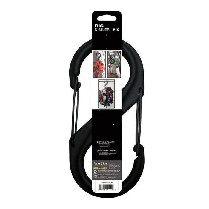 Карабин туристический Nite ize Plastic Carb S Biner Size 10 NI796 Black (4823082709403) изображение 3