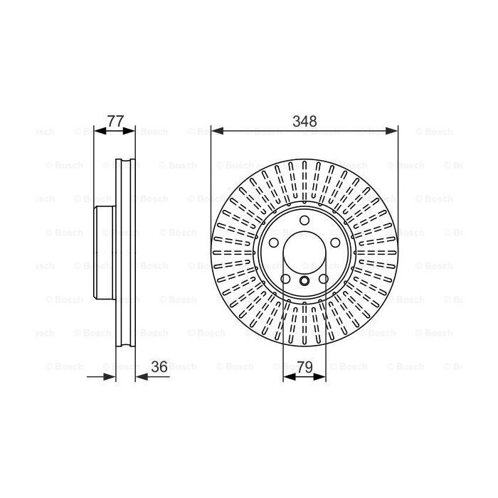 Гальмівний диск Bosch 0 986 479 774 зображення 5