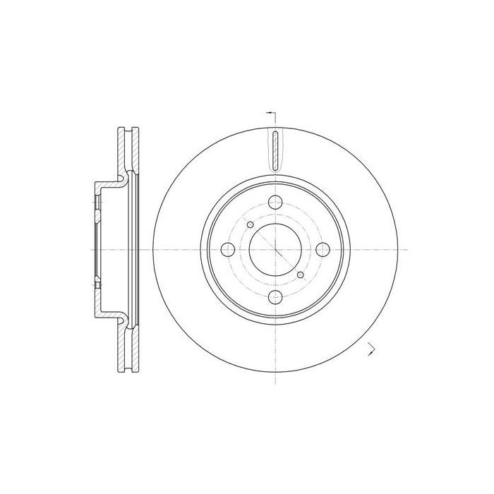 Тормозной диск REMSA 61169.10