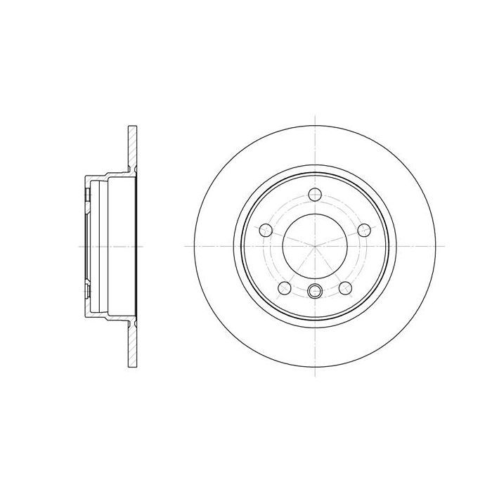 Тормозной диск REMSA 6284.00