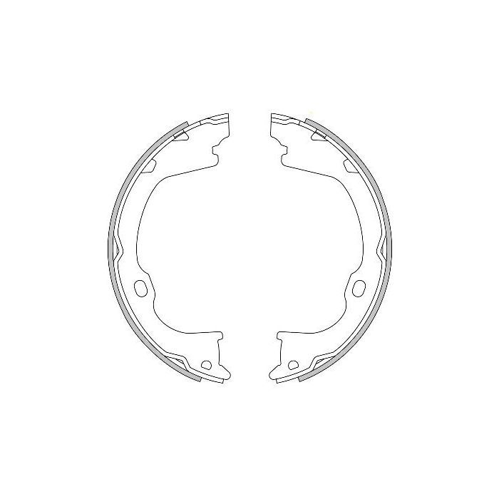 Гальмівні колодки REMSA 4282.00