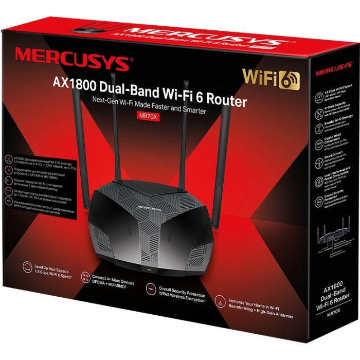 Маршрутизатор Mercusys MR70X изображение 4