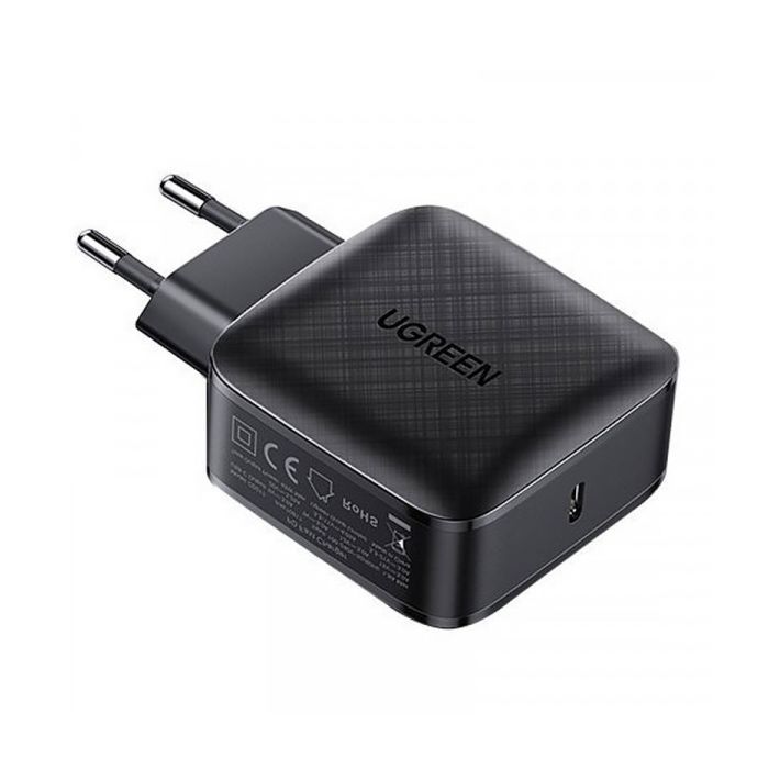 Зарядное устройство Ugreen CD217 65W Type-C PD GaN Charger (Black) (70817) изображение 2