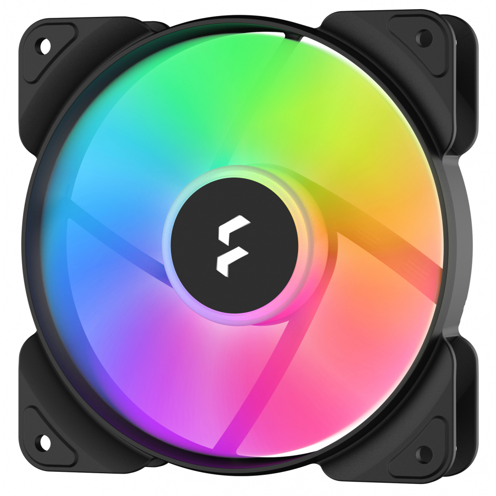 Кулер для корпуса Fractal Design Aspect 12 RGB PWM Black Frame (FD-F-AS1-1205) изображение 2