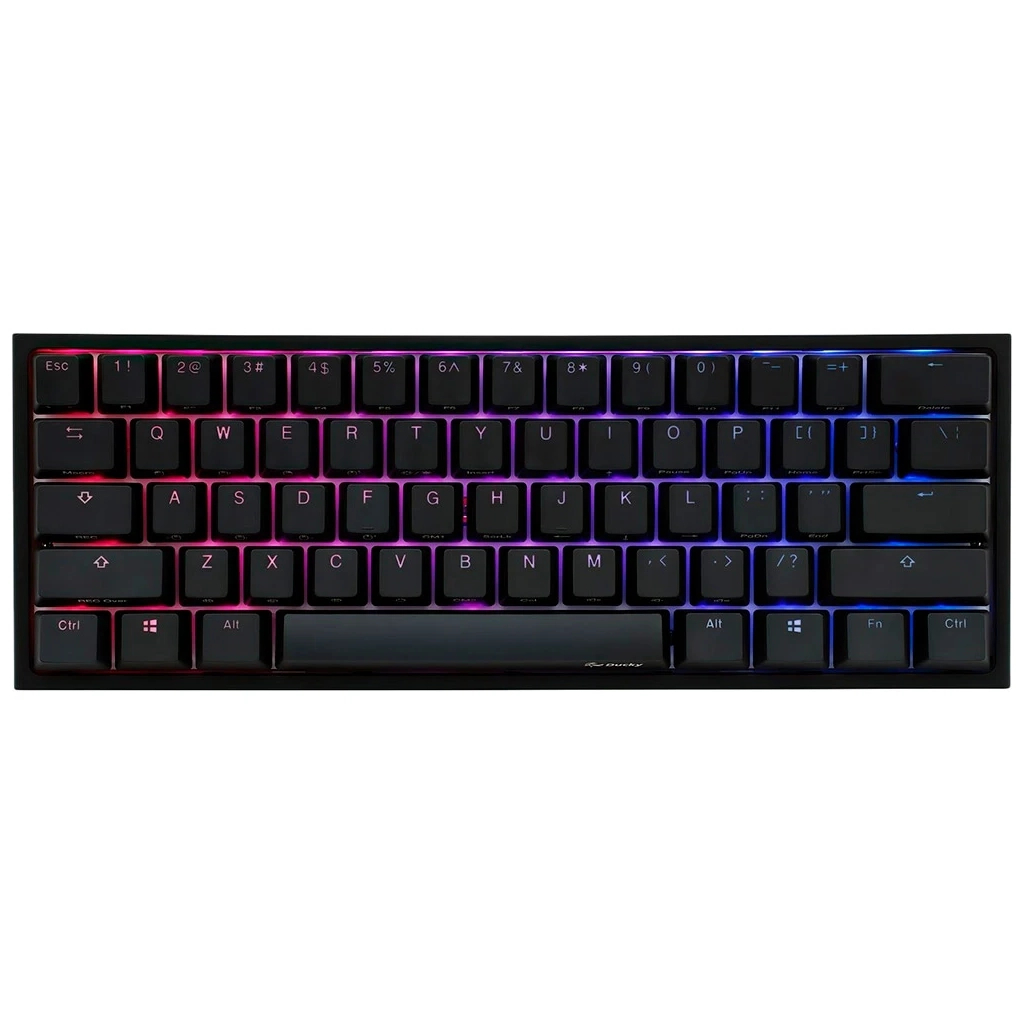 Клавіатура Ducky One 2 Mini Cherry Brown RGB LED UA/RU Black-White (DKON2061ST-BRUPDAZT1) зображення 2