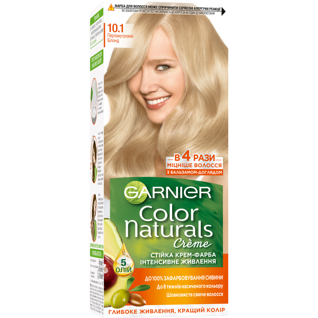 Краска для волос Garnier Color Naturals 10.1 Перламутровый блонд 110 мл (3600540999146)