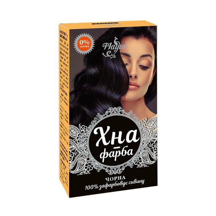 Хна Mayur черная 25 г (4820230950274)
