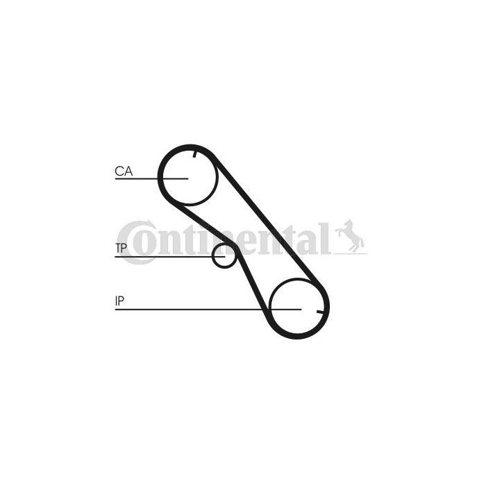 Ремінь ГРМ CONTITECH CT1089 зображення 2