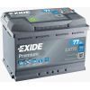 Акумулятор автомобільний EXIDE PREMIUM 77A (EA770)