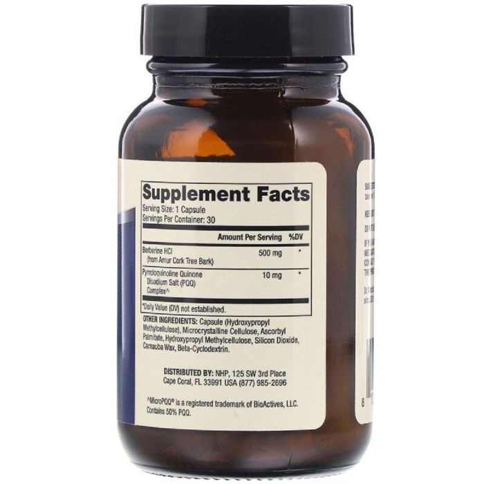 Амінокислота Dr. Mercola Берберин і MicroPQQ, Berberine and MicroPQQ Advanced, 30 кап (MCL-01846) зображення 2