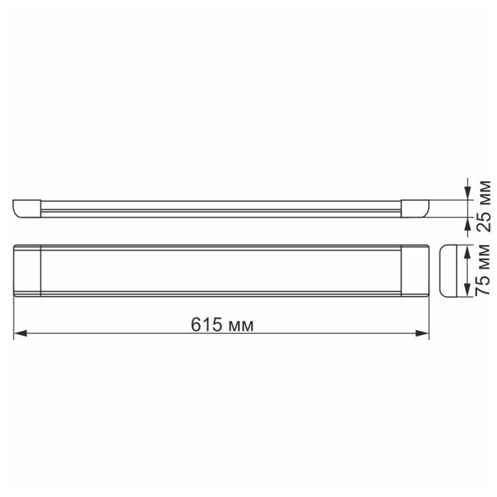 Светильник Videx LED 27W 0,6М 5000K (VL-BN-27065) изображение 3