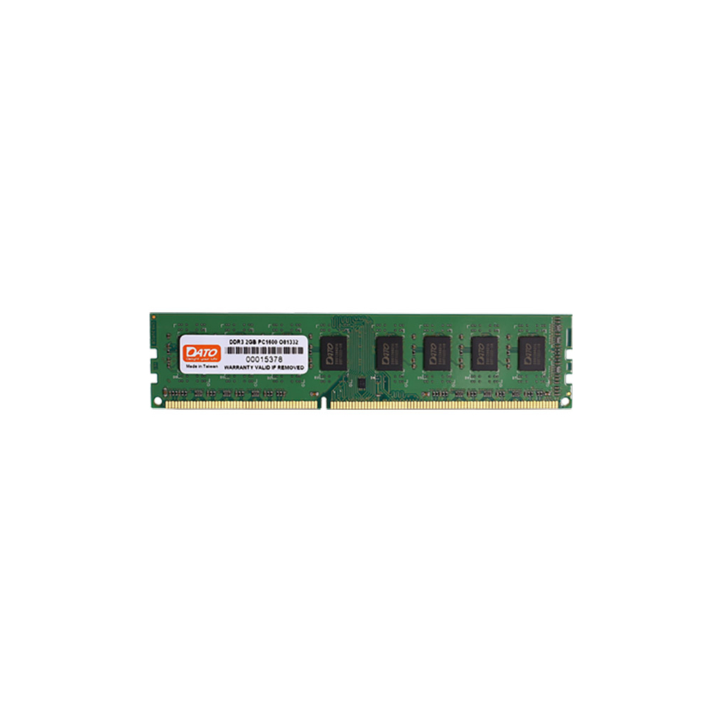 Модуль памяти для компьютера DDR3 2GB 1600 MHz Dato (DT2G3DLDND16)