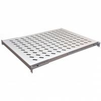 Полка 19" CMS 1U глиб. 600мм, 2мм, колір сірий (UA-SH4-600G)