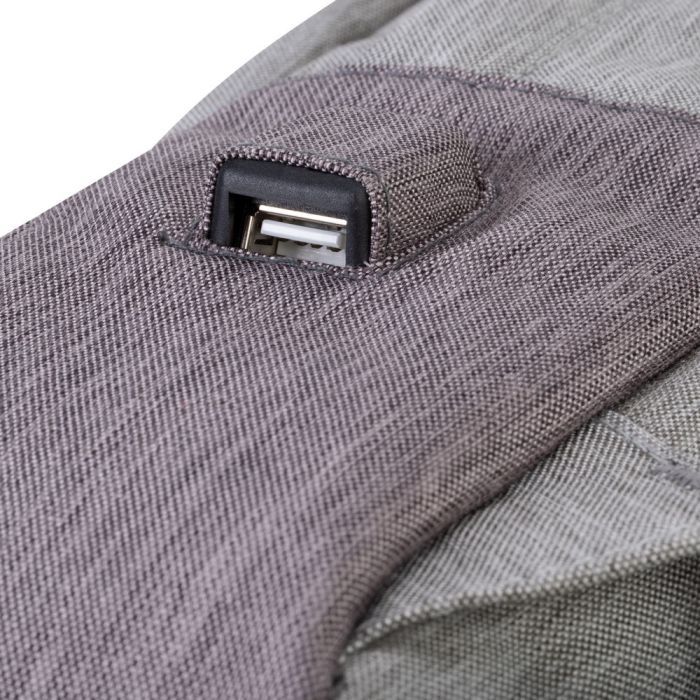 Рюкзак для ноутбука RivaCase 15.6" 7562 grey/mocha anti-theft (7562Grey/Mocha) изображение 11