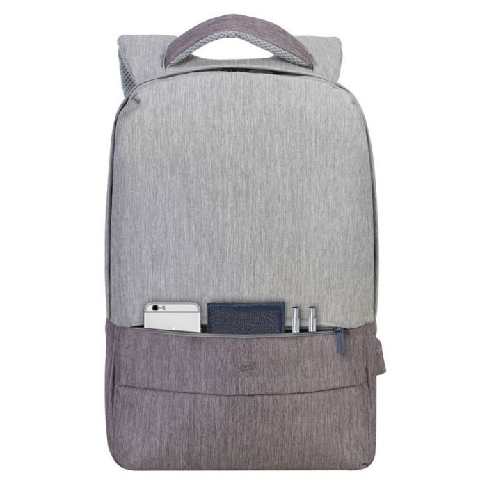 Рюкзак для ноутбука RivaCase 15.6" 7562 grey/mocha anti-theft (7562Grey/Mocha) изображение 8