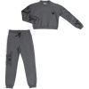 Спортивный костюм детский Toontoy на флисе (16794-140G-gray)