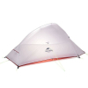 Палатка Naturehike Сloud Up 1 Updated NH18T010-T 20D Grey/Red (6927595730522)