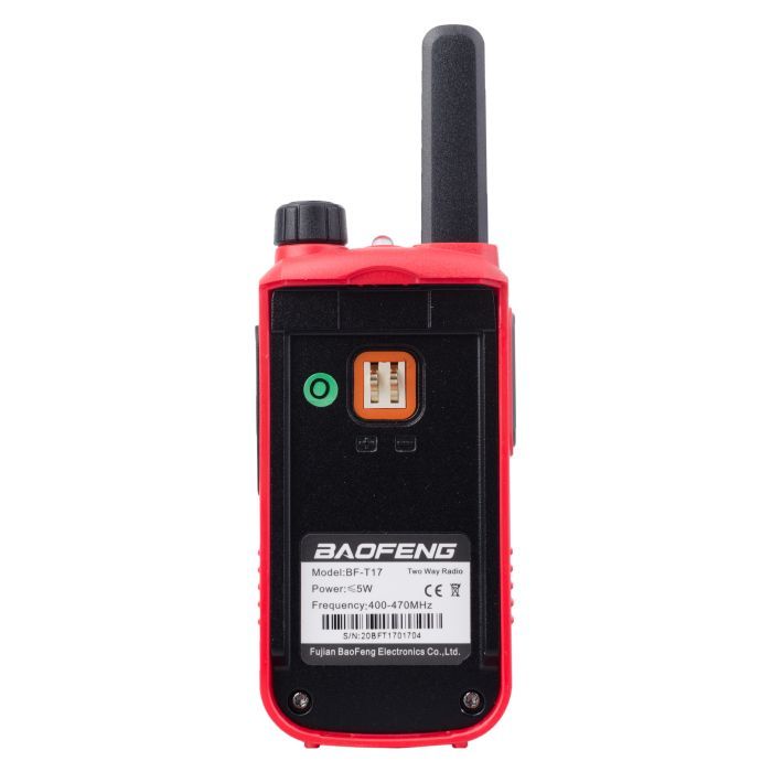 Портативная рация Baofeng BF-T17 Red Twin Pack изображение 9