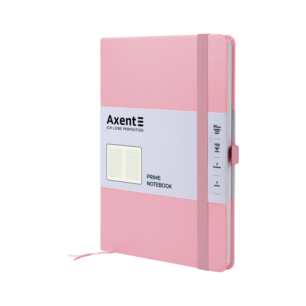 Блокнот Axent Partner Prime 145х210 мм A5 96 листов в клетку Розовый (8305-49-A) изображение 2
