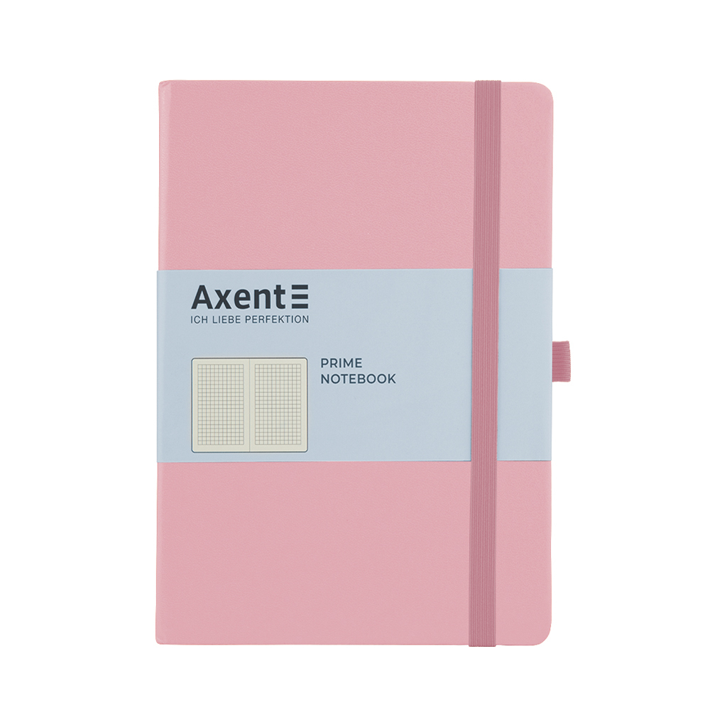 Блокнот Axent Partner Prime 145х210 мм A5 96 листов в клетку Розовый (8305-49-A)