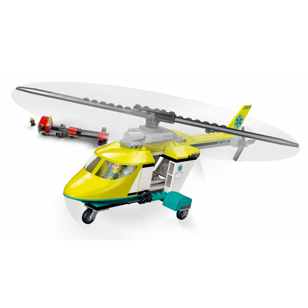 Конструктор LEGO City Перевозка спасательного вертолета 215 деталей (60343) изображение 4