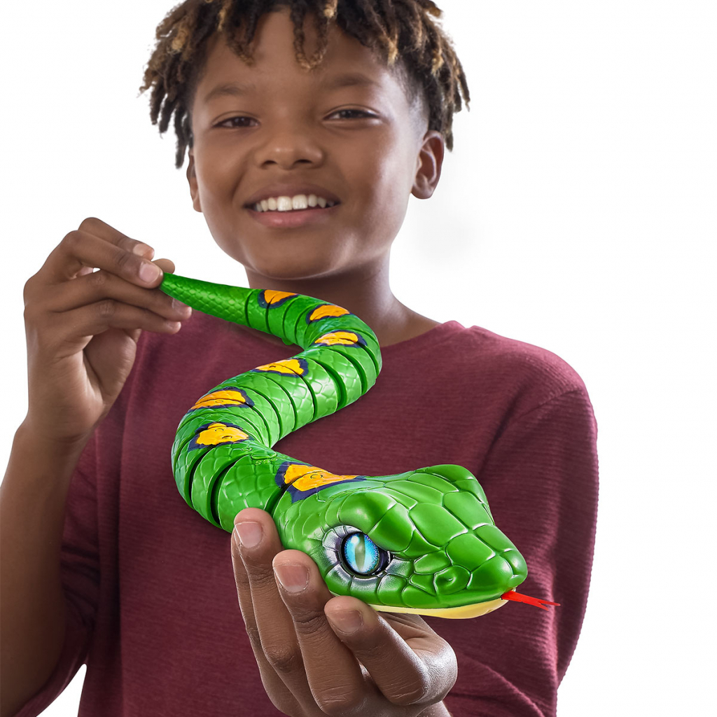 Інтерактивна іграшка Pets & Robo Alive Зелена змія (7150-1) зображення 3
