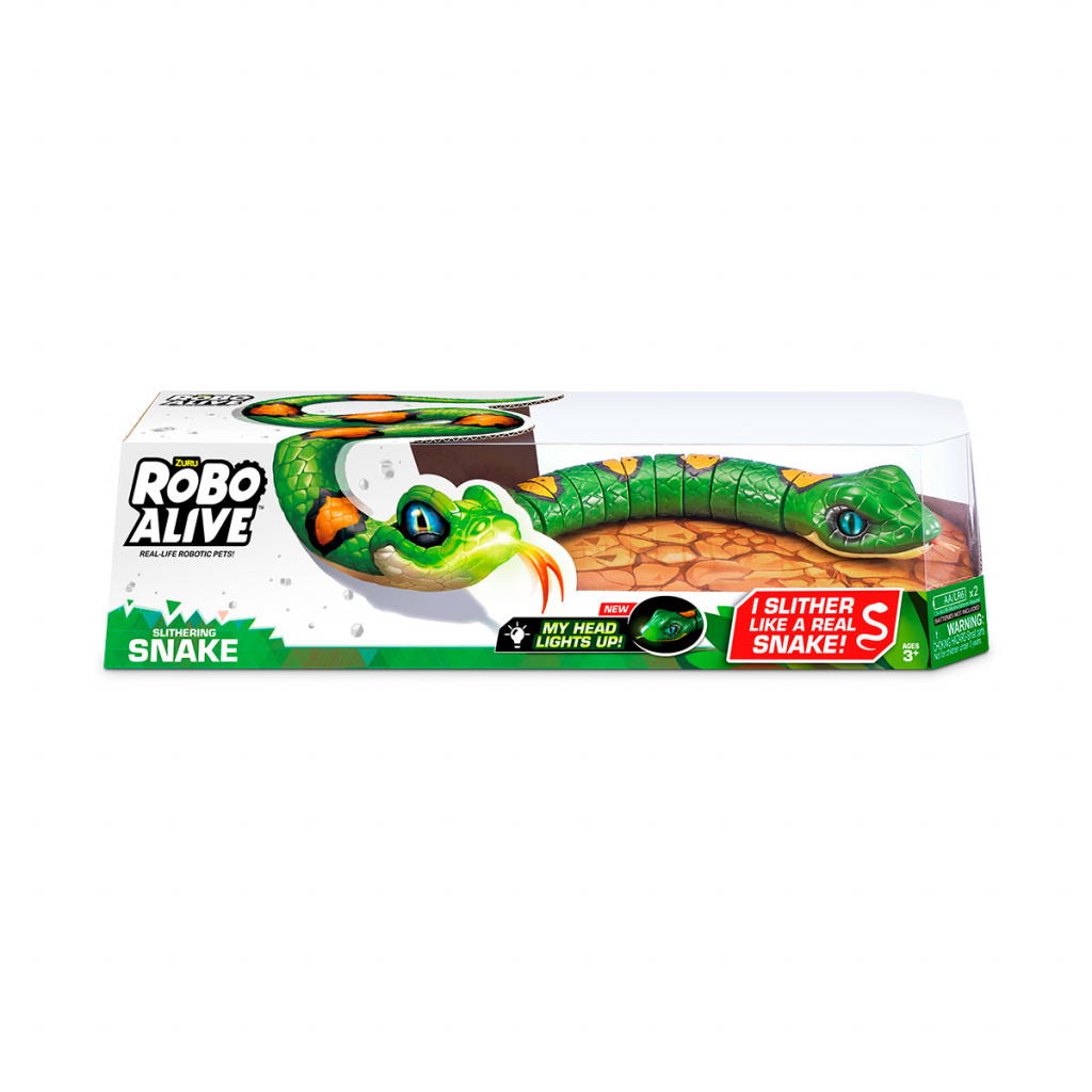 Інтерактивна іграшка Pets & Robo Alive Зелена змія (7150-1) зображення 5