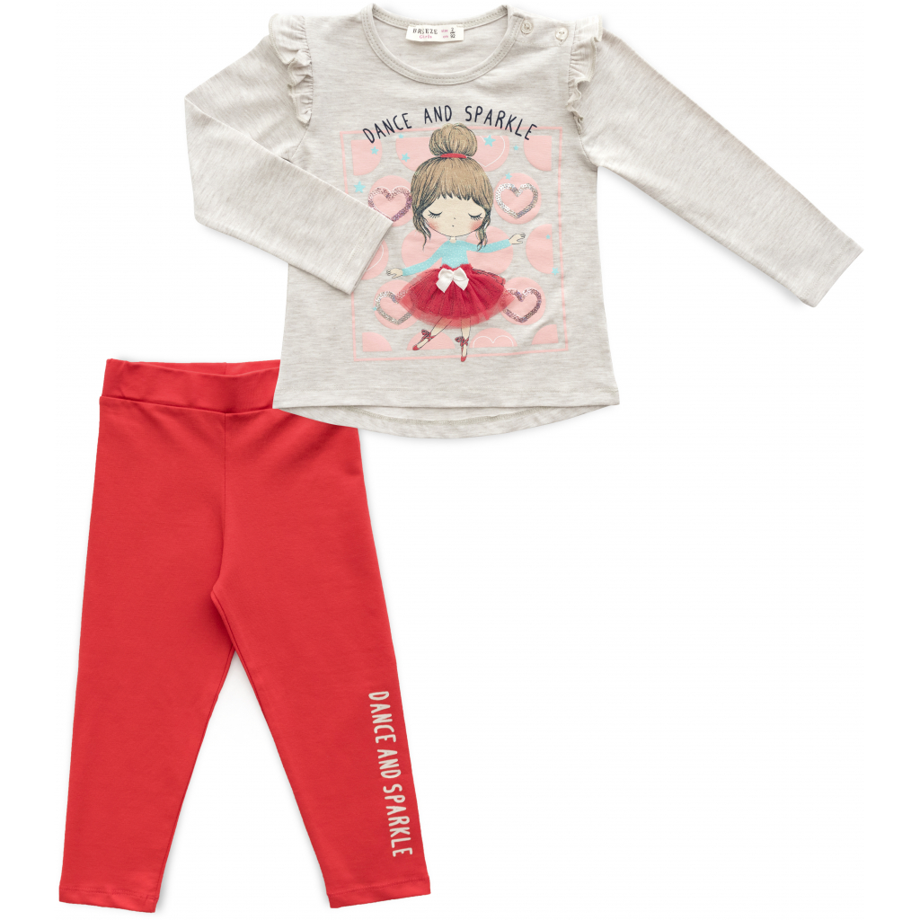 Набір дитячого одягу Breeze DANCE AND SPARKLE (16398-104G-red)